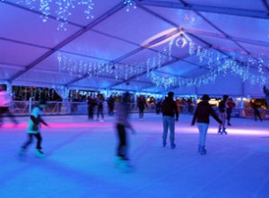 Ice-skating in Aotea Square