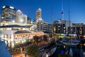 Viaduct Harbour at Night